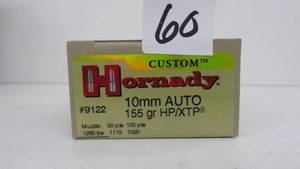 10mm Auto 155 Grains HPXTP Hornday 20 Rounds