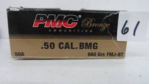 .50 Cal BMG 660 Grain 10 Rounds