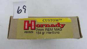 7mm Rem mag 154 gr. Hornady 19 Rounds