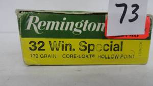 32 Win. Special 170 gr. Remington 17 Rounds