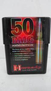 50 BMG 750 gr. Hornady 10 Rounds