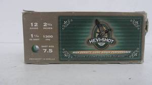 12ga - 2 34 - 1 14 Shot - 7.5 Size Hevi-Shot 10 Rounds
