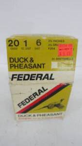20 ga - 6 Shot - 2 34 Federal 19 Rounds