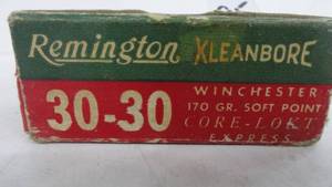 30-30 Winchester 170 gr Remington 20 Rounds
