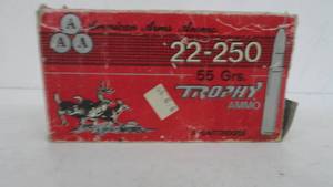 22-250 55 gr. Trophy Ammo 14 Rounds