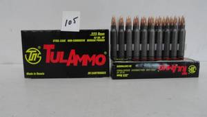 .223 Rem 62gr HP Tul-Ammo 40 Rounds New