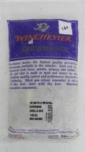 Winchester Brass 40 Smith & Wesson 100 Count