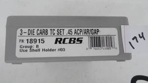 Dies .45 ACPARGap RCBS #18915
