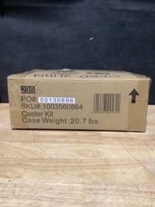 Husky 4 in. Caster Kit for Heavy Duty Welded Steel Garage Base Cabinets. See Pictures
