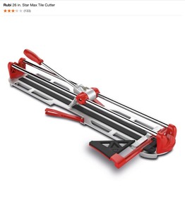 Rubi 26 in. Star Max Tile Cutter. See Pictures
