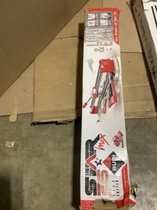 Rubi 26 in. Star Max Tile Cutter, Zipwall 10 in. Set & HDX Black 5-Tier Wire Shelving Rack. All For Either Parts or Repair. See Pictures