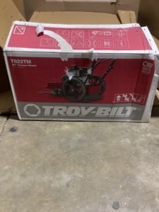 Troy-Bilt 22 in. 140 cc Gas Walk Behind String Trimmer Mower. See Pictures
