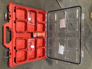 Milwaukee PACKOUT 11-Compartment Low-Profile Impact Resistant Portable Small Parts Organizer