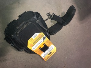 TOUGHBUILT Journeyman Electrician Pouch Shoulder Strap, Black