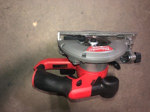 Milwaukee M12 FUEL 12-Volt Lithium-Ion Brushless Cordless 5-38 in. Circular Saw (Tool-Only) w 16T Carbide-Tipped Metal Saw Blade