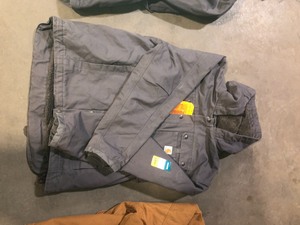 Lot of assorted carhartt jackets