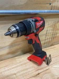 lot 22 image: MILWAUKEE M18 18-Volt Lithium-Ion Brushless Cordless 12 in. Compact DrillDriver (Tool-Only)