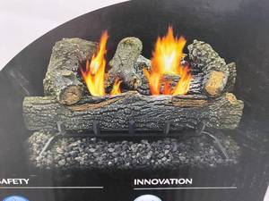 lot 70 image: PLEASANT HEARTH 18 Vent Free Gas Logs (Propane or Natural Gas)