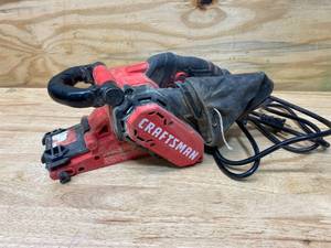 lot 93 image: CRAFTSMAN 120-Volt 7-Amp Corded Belt Sander with Dust Management