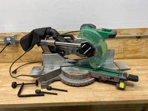 lot 35 image: METABO Hpt C10FSHCTM Dual-Bevel, Sliding Compound Miter Saw With Laser Marker, 10 In L