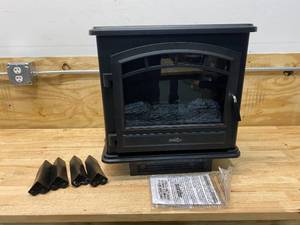 lot 100 image: DURAFLAME Infrared Quartz Electric Fireplace Stove Heater