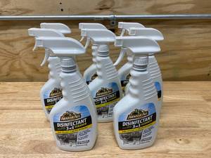 lot 117 image: ARMOR ALL Lot of 8-  24 Oz. 3-in-1 Disinfectant Cleaner Spray
