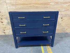 lot 118 image: Bathroom Vanity (Blue)