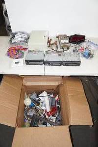 lot 75 image: Assorted Items - Car CD Players, Clock Radio, Thermostat
