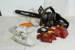 lot 86 image: Chainsaw Parts