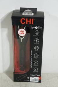 lot 113 image: NEW Chi Spin N Curl 1 Ceramic Rotating Curler