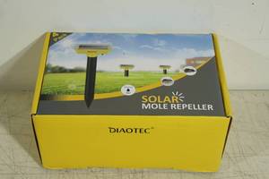 lot 180 image: Diaotec Solar Mole Repeller Set