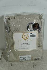 lot 170 image: Superior Shimmer Black Out Grommet Top Panels