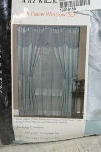 lot 197 image: Halley 6 Piece Window Curtain Set
