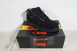 lot 190 image: NEW Lugz Drifter LX Black Boots - Mens 12 D