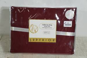 lot 120 image: NEW Superior 1200 TC Egyptian Cotton Sheets - California King