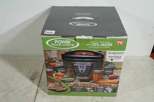 lot 62 image: NEW 10 Quart Power Pressure Cooker XL