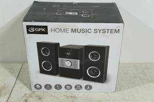 lot 20 image: NEW GPX Home Music System