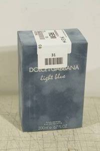 lot 31 image: NEW Dolce & Gabbana Light Blue Cologne