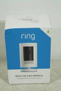 lot 30 image: Ring Stick Up Cam Battery Wireless IndoorOutdoor Camera