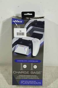 lot 38 image: Nyko Charge Base for Sony Playstation 5 Controllers