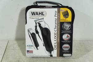 lot 261 image: NEW Wahl Deluxe Chrome Pro Complete Haircutting Kit