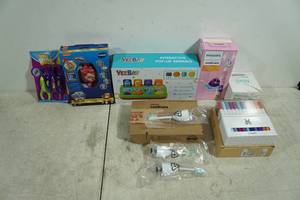lot 213 image: Sonicare Brush and Heads, Paw Patrol Learning Watch, Marker Set