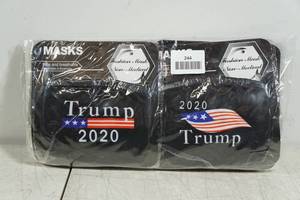 lot 244 image: Trump 2020 Masks - 10 Count