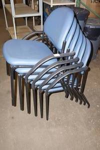 lot 287 image: 6 OfficeLobby Chairs