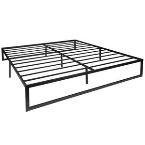 lot 8 image: Flash Furniture 14 Metal Platform Bed Frame - King