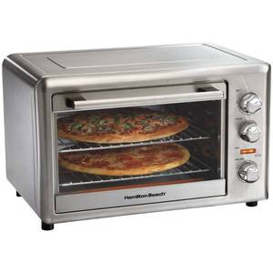 lot 45 image: NEW Hamilton Beach Countertop Convection Oven with Rotisserie