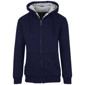 lot 202 image: NEW Galaxy by Harvic Fleece Lined Zip Hoodie - Navy - Mens XXL