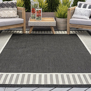 lot 182 image: Tayse Rugs Eco Elgin Transitional IndoorOutdoor 5 x 8 Rug