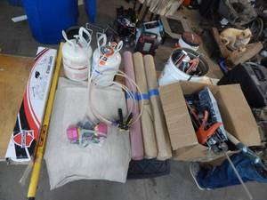 lot 46 image: Assortment Of Painting Supplies