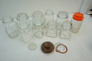 lidded jars